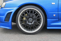 1999 Nissan SKYLINE COUPE R34 25GT Turbo GT-R Look Bayside Blue, Blitz Intercooler, Aftermarket 19 Inch Wheels