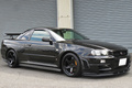 1999 Nissan SKYLINE GT-R BNR34 R34 GT-R V SPEC, RAYS NISMO LM GT4 18 Inch Wheels, BNR34 Z-TUNE Front Bumper