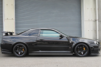 1999 Nissan SKYLINE GT-R BNR34 R34 GT-R V SPEC, RAYS NISMO LM GT4 18 Inch Wheels, BNR34 Z-TUNE Front Bumper
