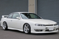 1997 Nissan SILVIA S14 K's KOUKI GANADOR Super Mirror, HKS Exhaust Manifold, TEIN Height Adjustable Coilovers