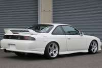 1997 Nissan SILVIA S14 K's KOUKI GANADOR Super Mirror, HKS Exhaust Manifold, TEIN Height Adjustable Coilovers