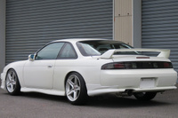 1997 Nissan SILVIA S14 K's KOUKI GANADOR Super Mirror, HKS Exhaust Manifold, TEIN Height Adjustable Coilovers