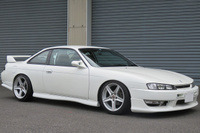1997 Nissan SILVIA S14 K's KOUKI GANADOR Super Mirror, HKS Exhaust Manifold, TEIN Height Adjustable Coilovers