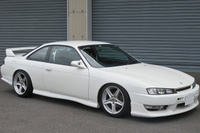 1997 Nissan SILVIA S14 K's KOUKI GANADOR Super Mirror, HKS Exhaust Manifold, TEIN Height Adjustable Coilovers