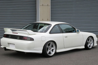 1997 Nissan SILVIA S14 K's KOUKI GANADOR Super Mirror, HKS Exhaust Manifold, TEIN Height Adjustable Coilovers