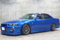 1998 Nissan SKYLINE ER34 25GT-X TURBO BAYSIDE BLUE, HKS Air Clean, HKS Height Adjustable Coilovers