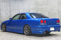 1998 Nissan SKYLINE ER34 25GT-X TURBO BAYSIDE BLUE, HKS Air Clean, HKS Height Adjustable Coilovers