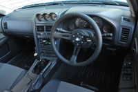 1998 Nissan SKYLINE ER34 25GT-X TURBO BAYSIDE BLUE, HKS Air Clean, HKS Height Adjustable Coilovers