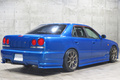 1998 Nissan SKYLINE ER34 25GT-X TURBO BAYSIDE BLUE, HKS Air Clean, HKS Height Adjustable Coilovers