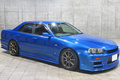 1998 Nissan SKYLINE ER34 25GT-X TURBO BAYSIDE BLUE, HKS Air Clean, HKS Height Adjustable Coilovers
