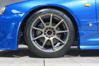 1998 Nissan SKYLINE ER34 25GT-X TURBO BAYSIDE BLUE, HKS Air Clean, HKS Height Adjustable Coilovers