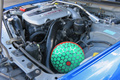1998 Nissan SKYLINE ER34 25GT-X TURBO BAYSIDE BLUE, HKS Air Clean, HKS Height Adjustable Coilovers