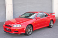 1999 Nissan SKYLINE GT-R BNR34 R34 Skyline GT-R AR2 ACTIVE RED