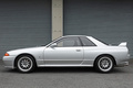1994 Nissan SKYLINE GT-R BNR32 R32 GTR V-Spec II, KL0 Spark Silver Metallic, 5 Zigen Muffler