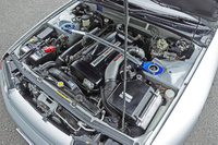 1994 Nissan SKYLINE GT-R BNR32 R32 GTR V-Spec II, KL0 Spark Silver Metallic, 5 Zigen Muffler