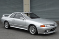 1994 Nissan SKYLINE GT-R BNR32 R32 GTR V-Spec II, KL0 Spark Silver Metallic, 5 Zigen Muffler