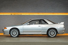 1994 Nissan SKYLINE GT-R BNR32 R32 GTR V-Spec II, KL0 Spark Silver Metallic, 5 Zigen Muffler