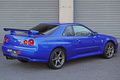 2000 Nissan SKYLINE GT-R BNR34 R34 GTR, TV2 BAYSIDE BLUE, LOW MILEAGE
