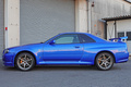 2000 Nissan SKYLINE GT-R BNR34 R34 GTR, TV2 BAYSIDE BLUE, LOW MILEAGE