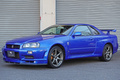 2000 Nissan SKYLINE GT-R BNR34 R34 GTR, TV2 BAYSIDE BLUE, LOW MILEAGE