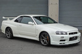 2002 Nissan SKYLINE GT-R BNR34 R34 GT-R M-SPEC  NUR Pearl White (QX1), LOW MILEAGE