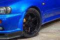 1999 Nissan SKYLINE GT-R BNR34 R34 Skyline GT-R V-SPEC, LOW KM's, TV2 Bayside Blue, NISMO LMGT4 18 Inch Wheels
