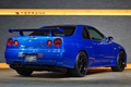 1999 Nissan SKYLINE GT-R BNR34 R34 Skyline GT-R V-SPEC, LOW KM's, TV2 Bayside Blue, NISMO LMGT4 18 Inch Wheels