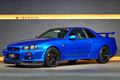1999 Nissan SKYLINE GT-R BNR34 R34 Skyline GT-R V-SPEC, LOW KM's, TV2 Bayside Blue, NISMO LMGT4 18 Inch Wheels