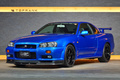 1999 Nissan SKYLINE GT-R BNR34 R34 Skyline GT-R V-SPEC, LOW KM's, TV2 Bayside Blue, NISMO LMGT4 18 Inch Wheels