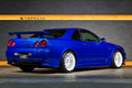 1999 Nissan SKYLINE GT-R BNR34 R34 Skyline GT-R V-Spec, TV2 Bayside Blue, Nismo S-Tune Front Bumper, Enkei 18 Inch Wheels