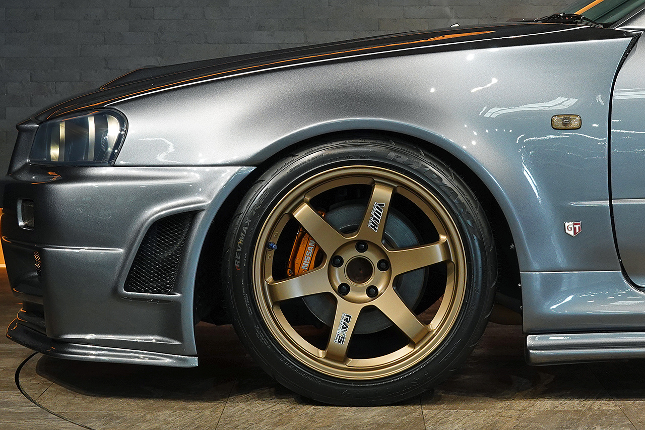 2000 Nissan SKYLINE COUPE ER34 Skyine 25 GT Turbo, Freedom Design Japan NISMO Z-Tune Style Full Aero, RAYS TE37 Wheels