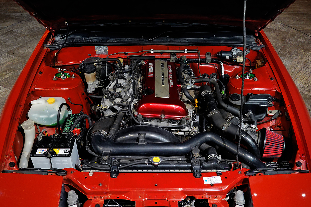 1993 Nissan 180SX RPS13 180SX Type II, RAYS TE37 16 Inch Alloy Wheels, HKS Muffler