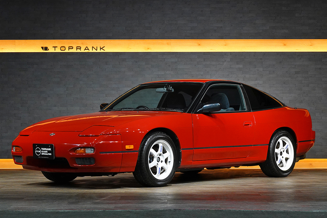 1993 Nissan 180SX RPS13 180SX Type II, RAYS TE37 16 Inch Alloy Wheels, HKS Muffler