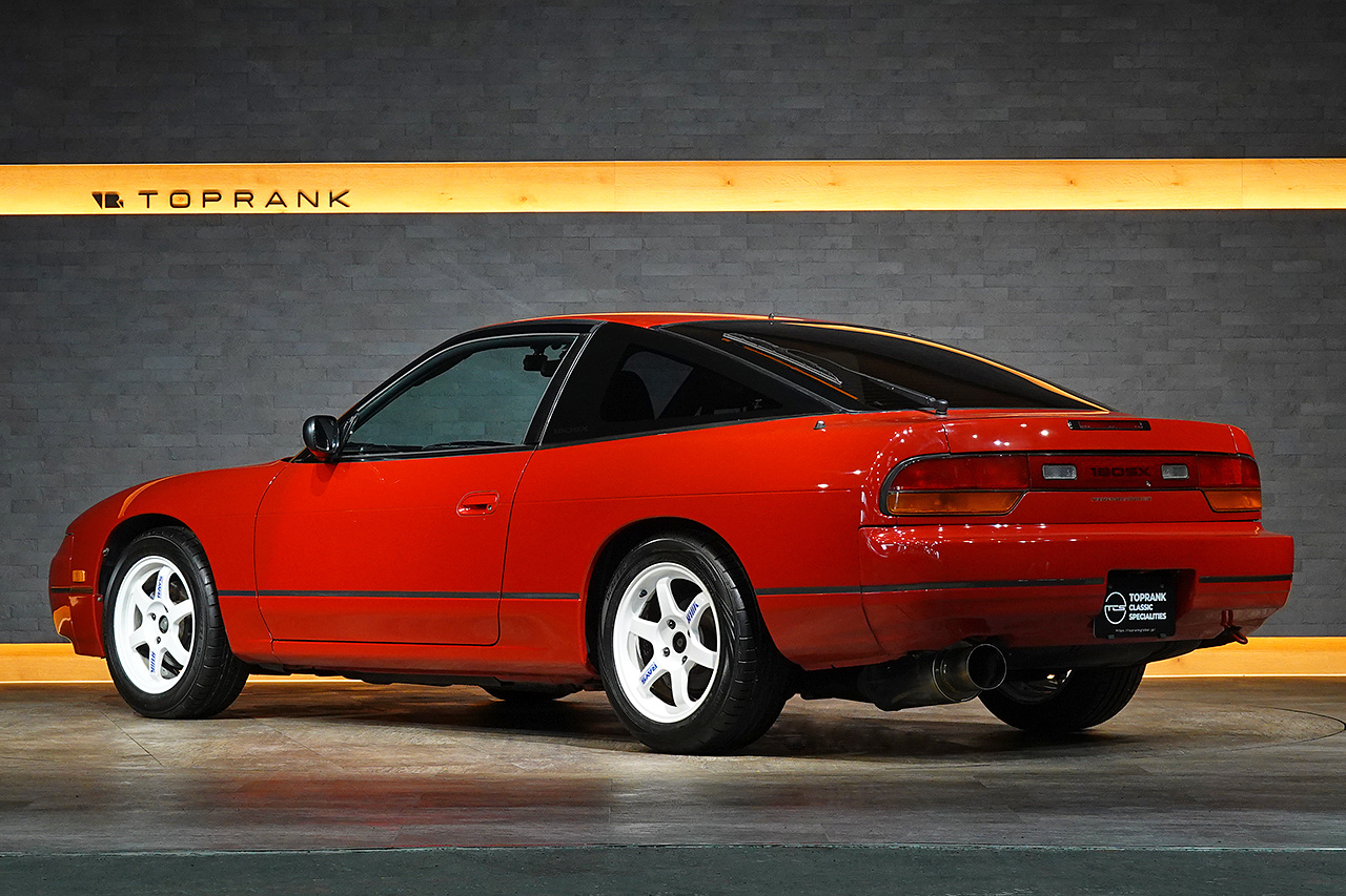 1993 Nissan 180SX RPS13 180SX Type II, RAYS TE37 16 Inch Alloy Wheels, HKS Muffler