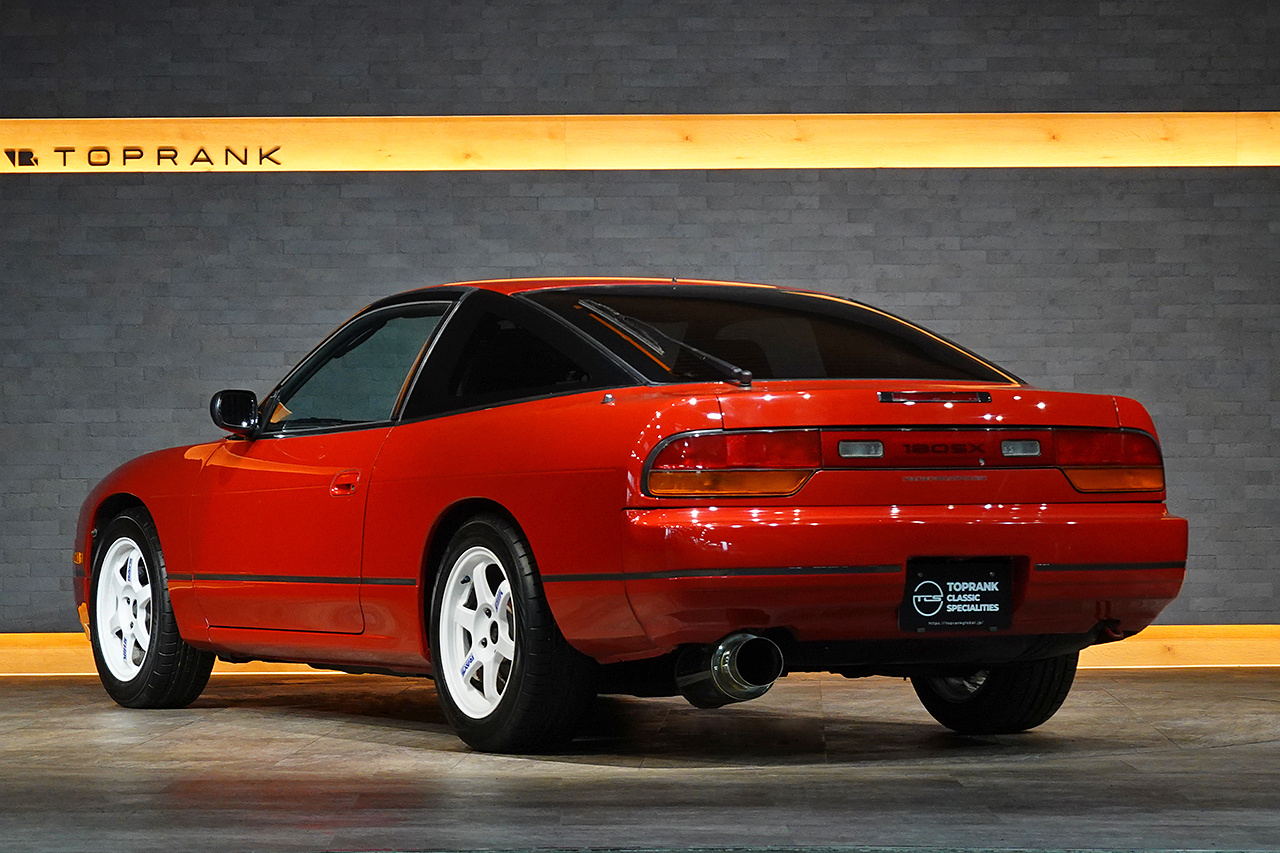 1993 Nissan 180SX RPS13 180SX Type II, RAYS TE37 16 Inch Alloy Wheels, HKS Muffler