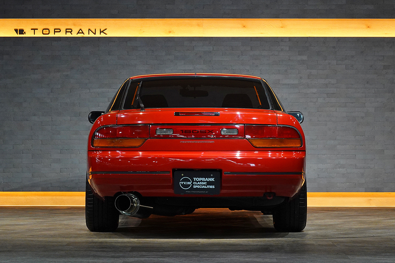 1993 Nissan 180SX RPS13 180SX Type II, RAYS TE37 16 Inch Alloy Wheels, HKS Muffler