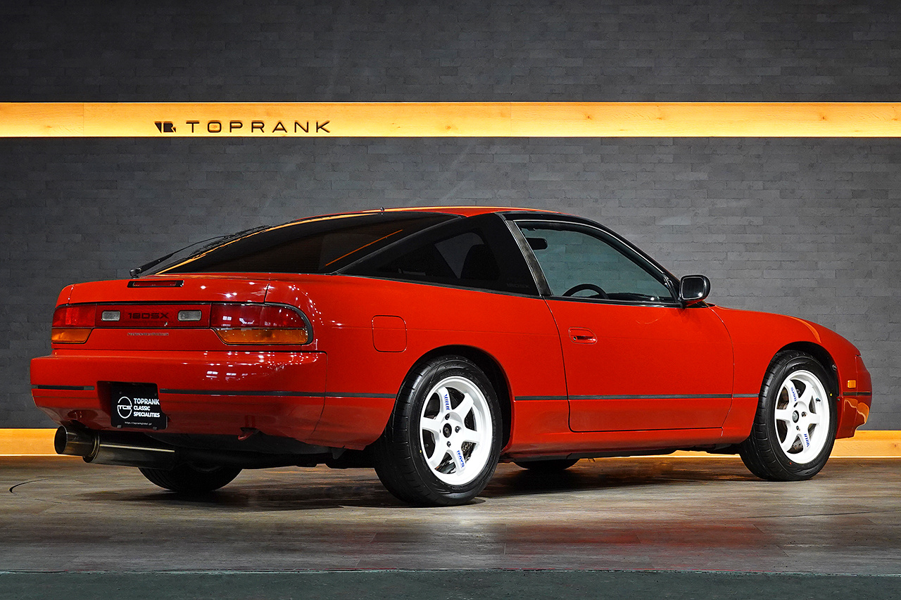 1993 Nissan 180SX RPS13 180SX Type II, RAYS TE37 16 Inch Alloy Wheels, HKS Muffler