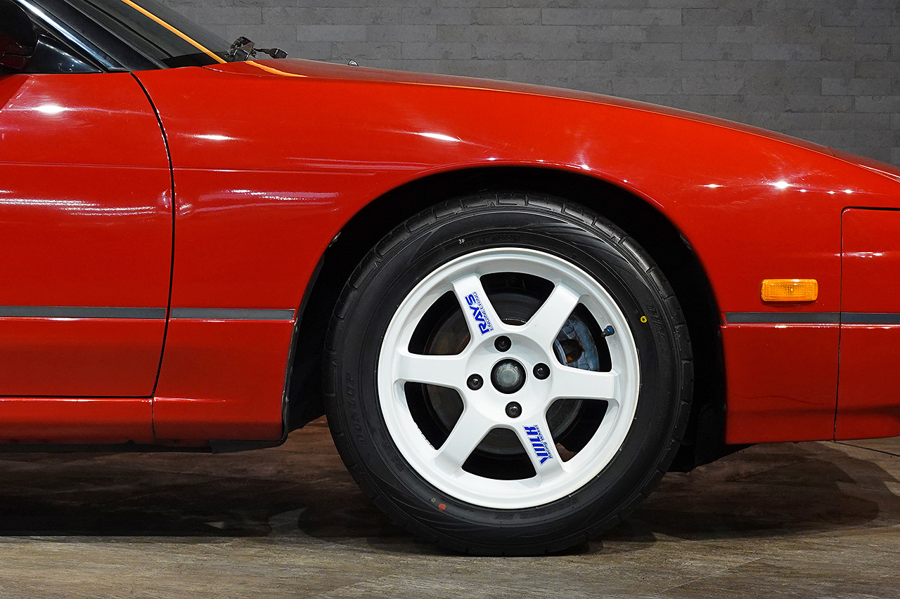 1993 Nissan 180SX RPS13 180SX Type II, RAYS TE37 16 Inch Alloy Wheels, HKS Muffler