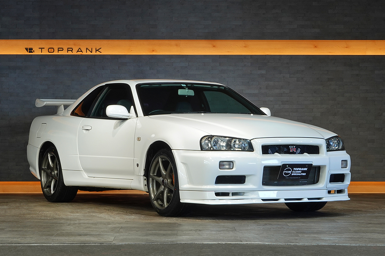 1999 Nissan SKYLINE GT-R BNR34 R34 Skyline GT-R V SPEC, Impul Blast Muffler, Front Pipe,Mine's VX Rom,