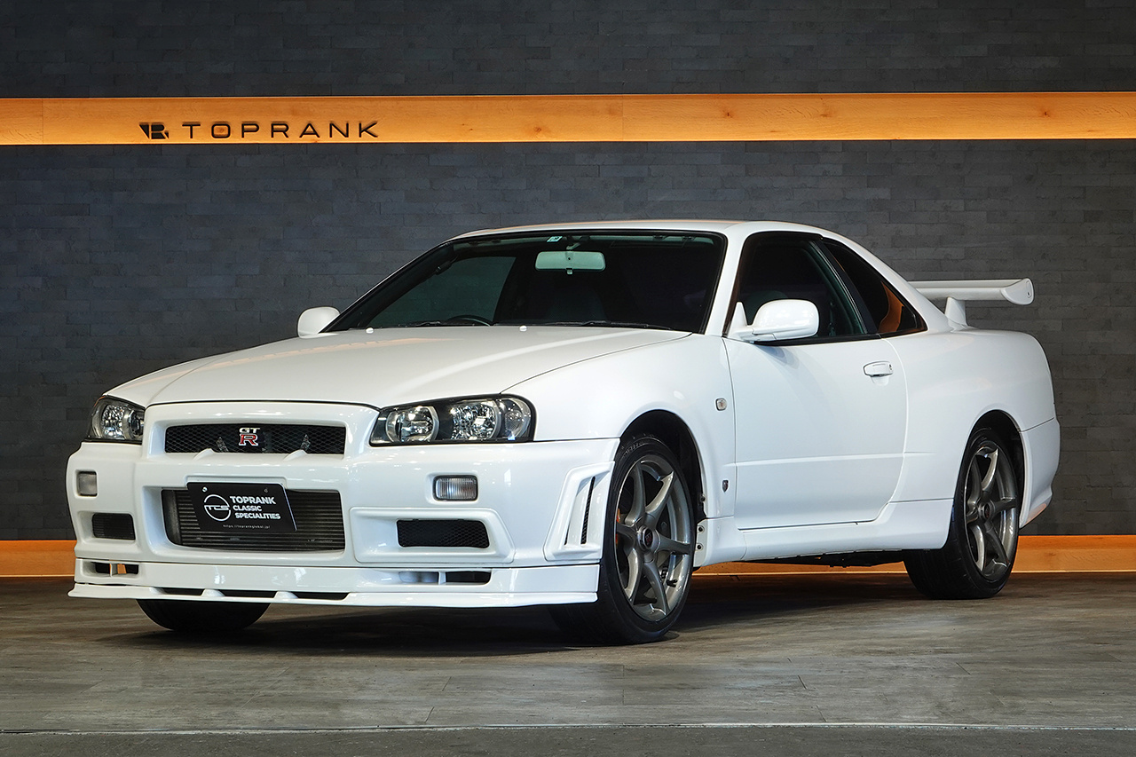 1999 Nissan SKYLINE GT-R BNR34 R34 Skyline GT-R V SPEC, Impul Blast Muffler, Front Pipe,Mine's VX Rom,