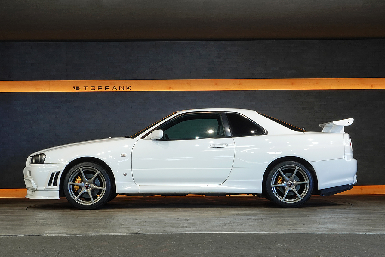 1999 Nissan SKYLINE GT-R BNR34 R34 Skyline GT-R V SPEC, Impul Blast Muffler, Front Pipe,Mine's VX Rom,