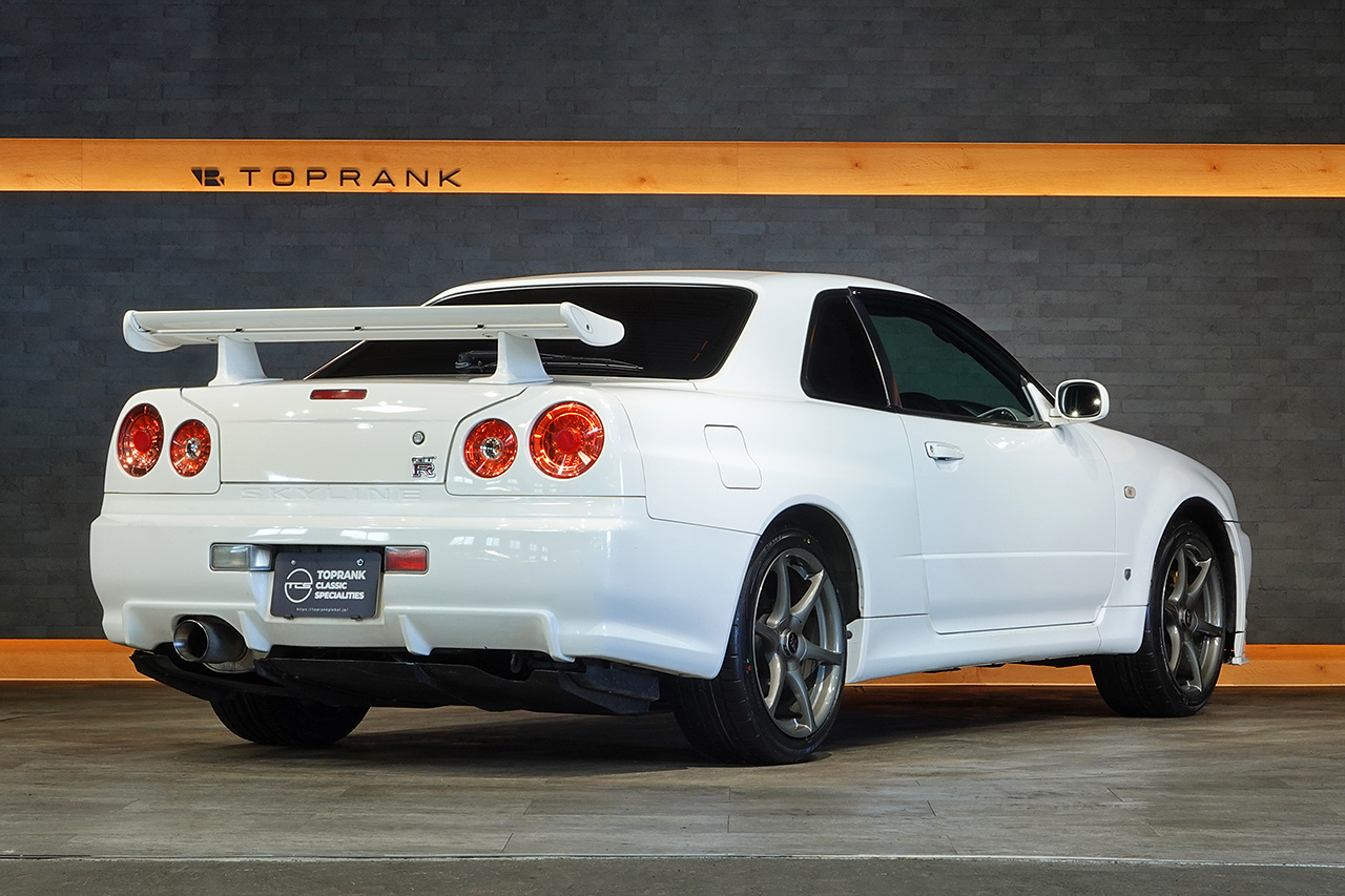 1999 Nissan SKYLINE GT-R BNR34 R34 Skyline GT-R V SPEC, Impul Blast Muffler, Front Pipe,Mine's VX Rom,