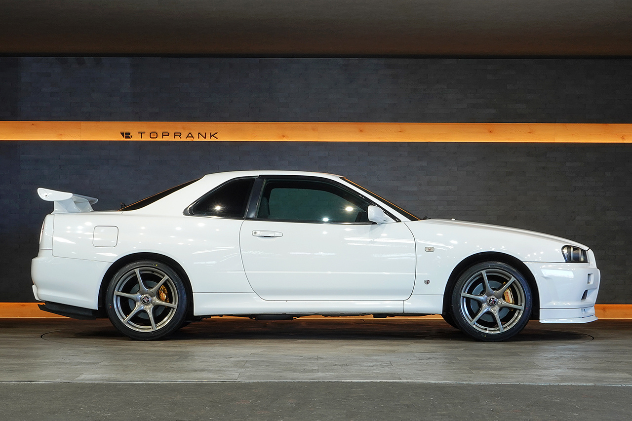 1999 Nissan SKYLINE GT-R BNR34 R34 Skyline GT-R V SPEC, Impul Blast Muffler, Front Pipe,Mine's VX Rom,