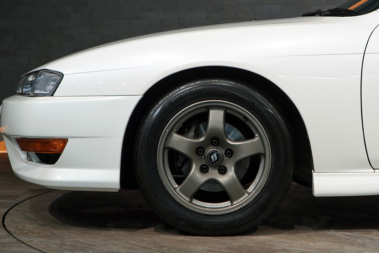 1996 Nissan SILVIA S14 Silvia K's Aero,Nissan R32 BNR32 Skyline GT-R Factory Wheels, HKS Muffler, Nismo Tower Bar