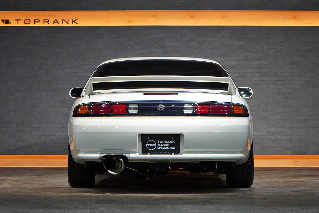 1996 Nissan SILVIA S14 Silvia K's Aero,Nissan R32 BNR32 Skyline GT-R Factory Wheels, HKS Muffler, Nismo Tower Bar