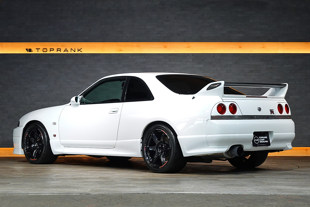 1996 Nissan SKYLINE GT-R BCNR33 R33 Skyline GT-R, RAYS VOLK RACING TE037 6061 REDOT 2020