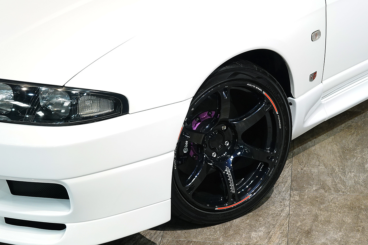 1996 Nissan SKYLINE GT-R BCNR33 R33 Skyline GT-R, RAYS VOLK RACING TE037 6061 REDOT 2020