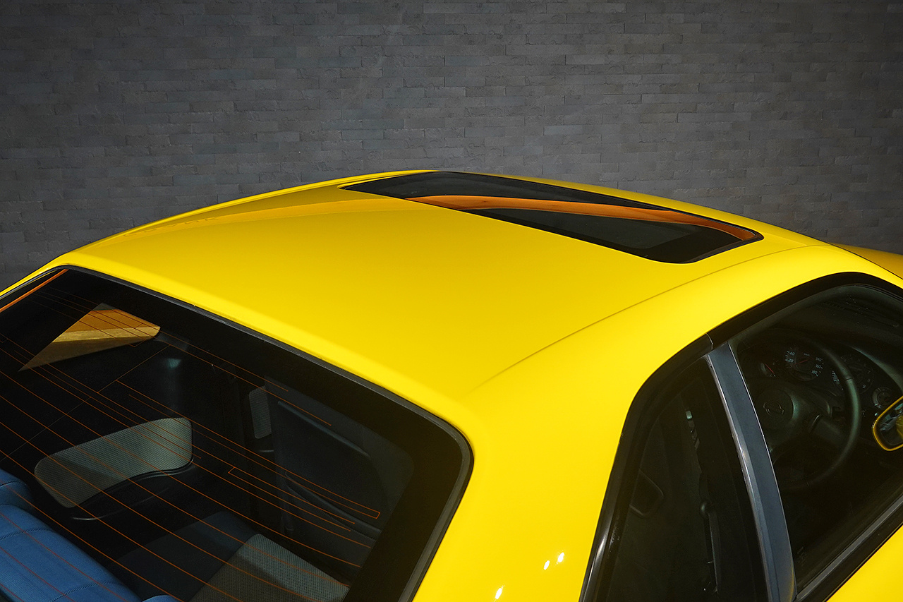 1999 Nissan SKYLINE COUPE ER34 Skyine 25 GT Turbo, RARE Lightning Yellow -EV1-, Recaro SR-7 Seat, BNR34 Skyline GT-R Wheels