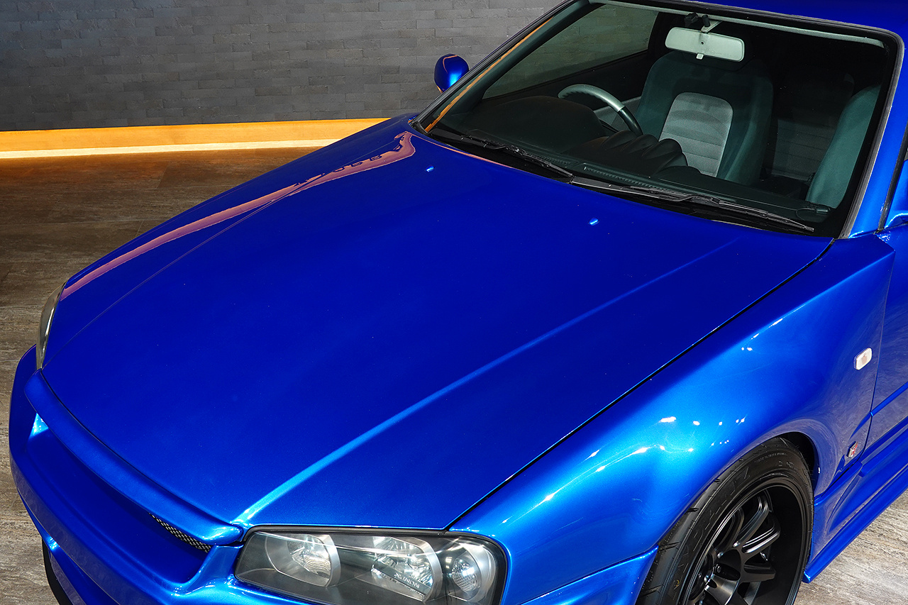 2000 Nissan SKYLINE COUPE ER34 R34 Skyline 25GT TURBO CP, BLITZ Intercooler. BLITZ Air Cleaner