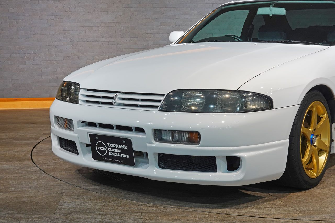 1996 Nissan SKYLINE COUPE ECR33 R33 Skyline GTS25t Type M, Aftermarket 17 Inch Wheels, KTS Height Adjustable Coilovers